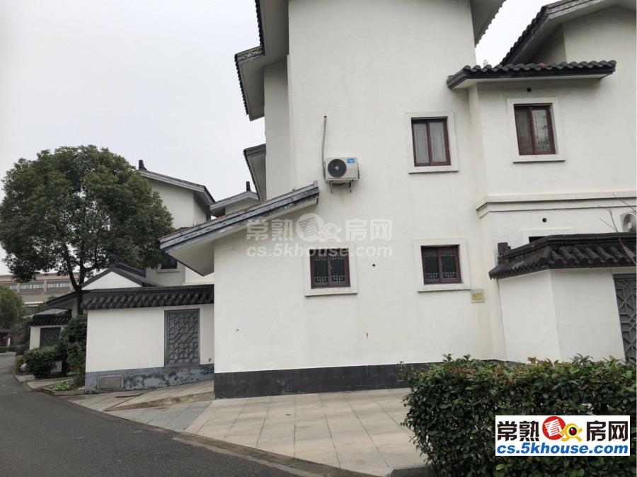常熟花园园林式独栋别墅简庄当毛坯沿河大院子亭子 鱼池