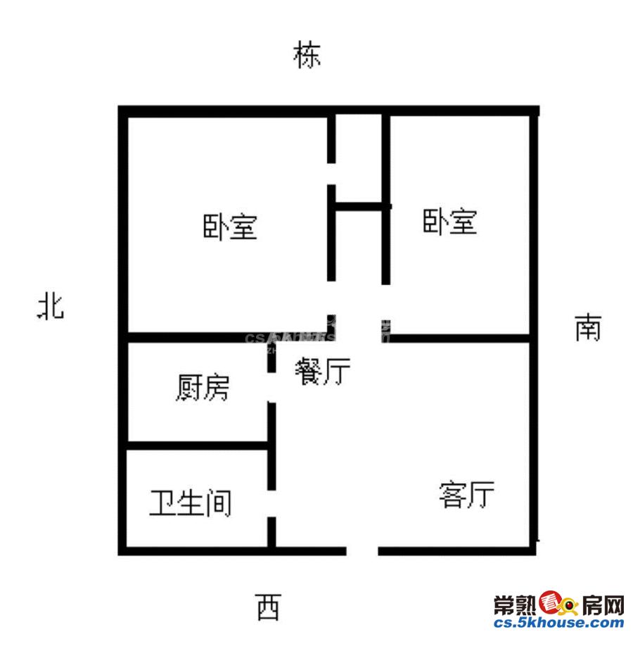 好房出租居住舒适漕泾新村五区 1800元/月 2室2厅2卫 精装修