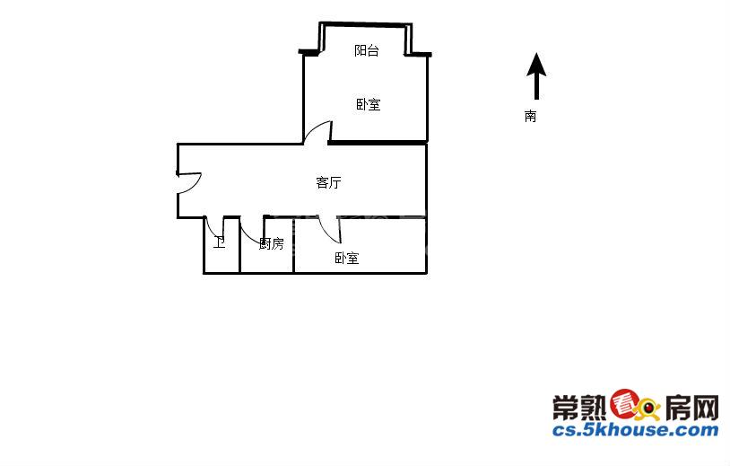 琴湖家园 小户型 小区环境好 停车交通便利 单价最低 78平130万_常熟