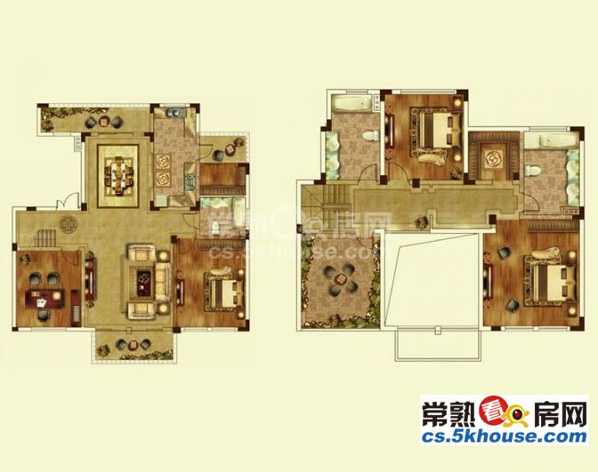 湖畔现代城 叠加别墅 豪华装修 小区超佳位置 房东急降100万 诚售