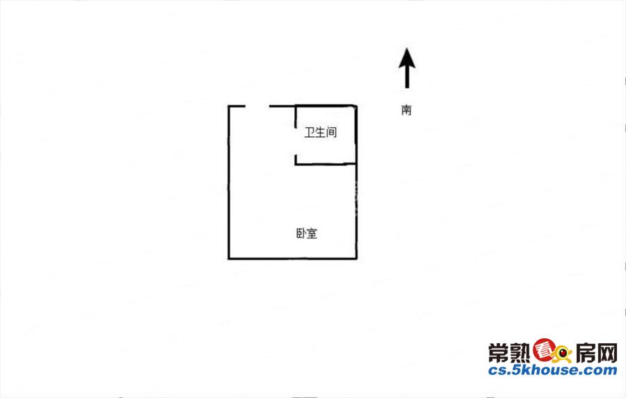 世茂75号公馆 1室1厅1卫 1900元月 精装修