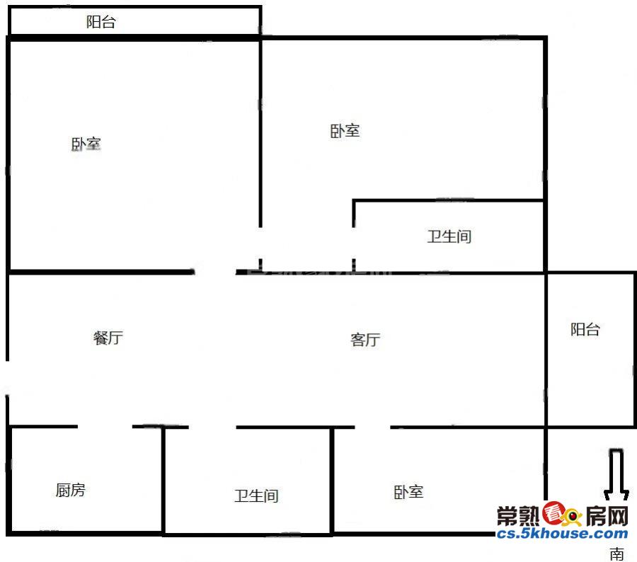 49 带大院子 精装三房 随时看_常熟虞山琴湖家园二手房_3室2厅1卫165