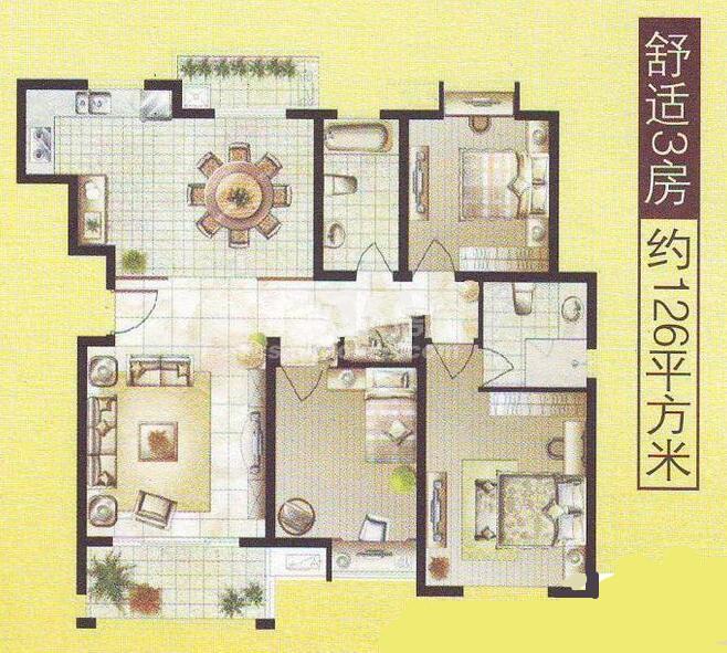 常熟虞山群宝尚林苑小区房型图,虞山群宝尚林苑户型图—常熟看房网