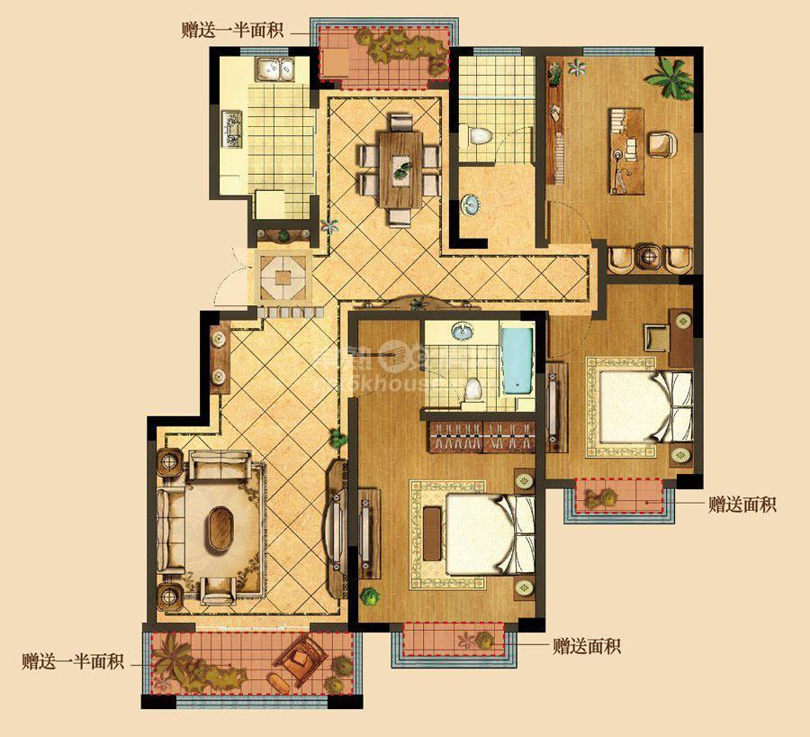 常熟海虞七里香庭小区房型图,海虞七里香庭户型图—网