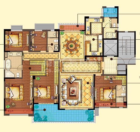 碧桂园紫云名邸户型图(3)