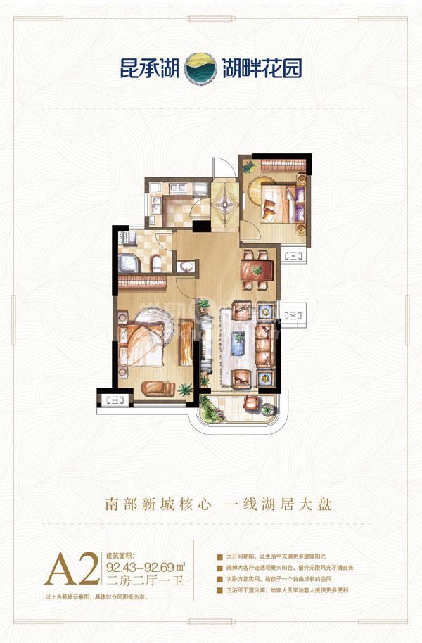 湖畔现代城三期户型图(3)