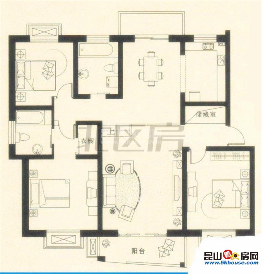 江南明珠苑 156萬(wàn) 3室2廳2衛(wèi) 精裝修 帶學(xué)位業(yè)主誠(chéng)心出售