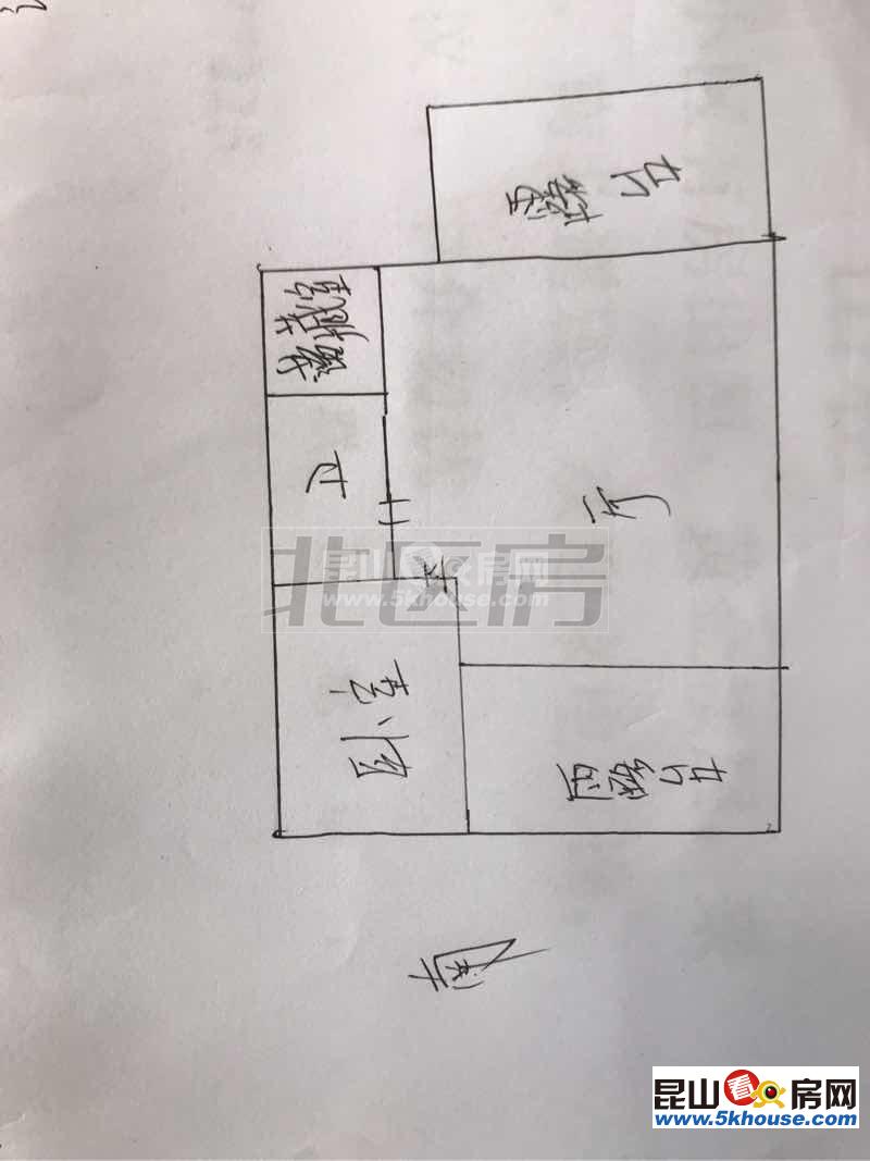 稀缺优质房源,江南春天 185万 3室2厅2卫 毛坯