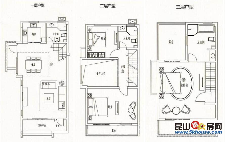 笋盘户型荷塘月色 800万 4室2厅3卫 毛坯 ,诚售