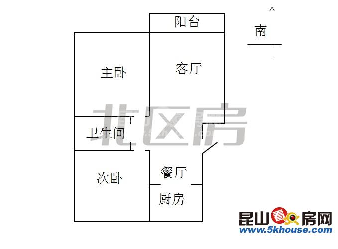 古澄花園 120萬(wàn) 2室2廳1衛(wèi) 毛坯 業(yè)主誠(chéng)售, 高性價(jià)比