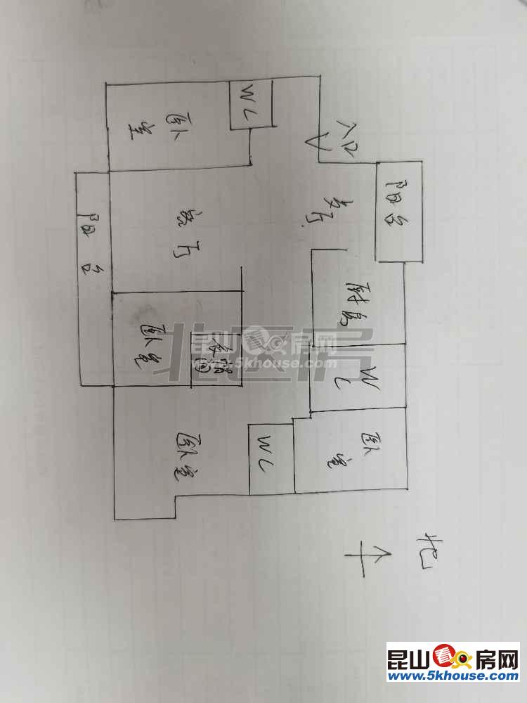 江南境秀 560萬 4室2廳2衛(wèi) 毛坯  城投開發(fā) 人車分流  二中實小