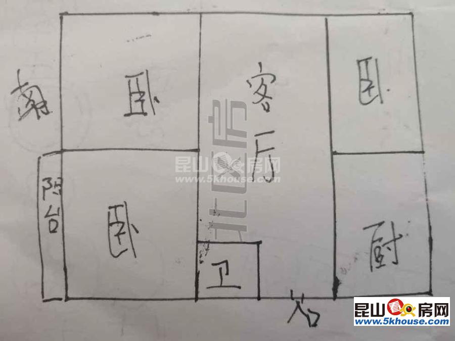 宝领新村 120万 3室厅卫 毛坯 ,房主狂甩高品质好房