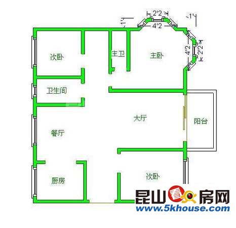 綠地b區(qū) 大三房 毛坯 送50平方花園 超高性價比