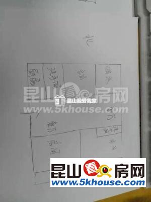 华府庄园 大四房 全新毛坯 东边套 户型非常好 看房有钥匙