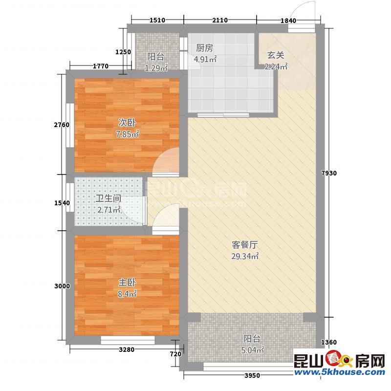 蓬曦园 72万 2室2厅1卫 精装修 ,此房只应天上有人间难得见一回