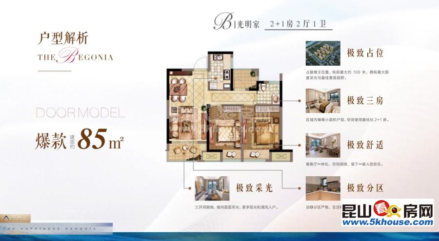 首创禧悦棠礼花园 、张浦品质高端社区、保利银都商业广场、园区旁、靠近昆山城南