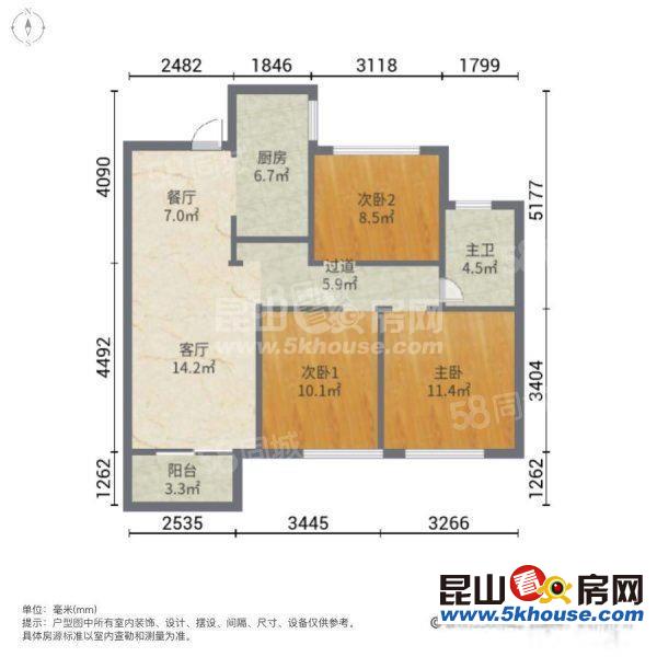 张浦央心筑居兰亭首付38w买3房买贵包退刚需户型看房接送