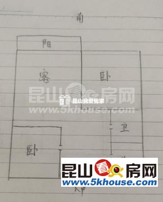 綠地21新城 115萬 2室2廳1衛(wèi) 精裝修 低價出售,房主誠售