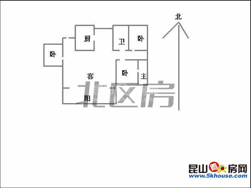 上海星城花园 146万 4室2厅2卫 毛坯 业主诚售, 高性价比