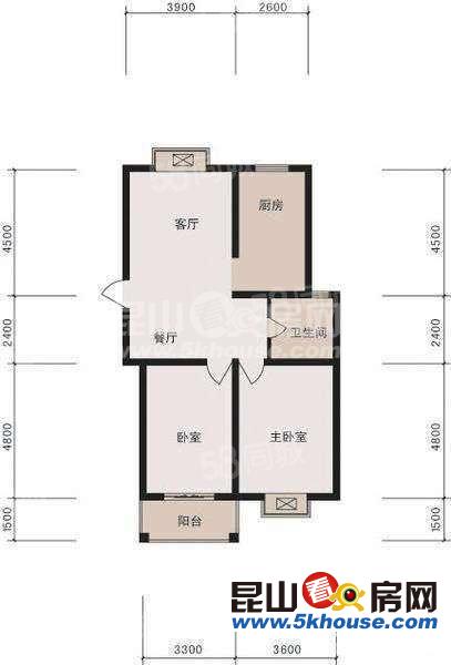 富貴花園  超值2室2廳1衛(wèi),2室2廳1衛(wèi)  2600元