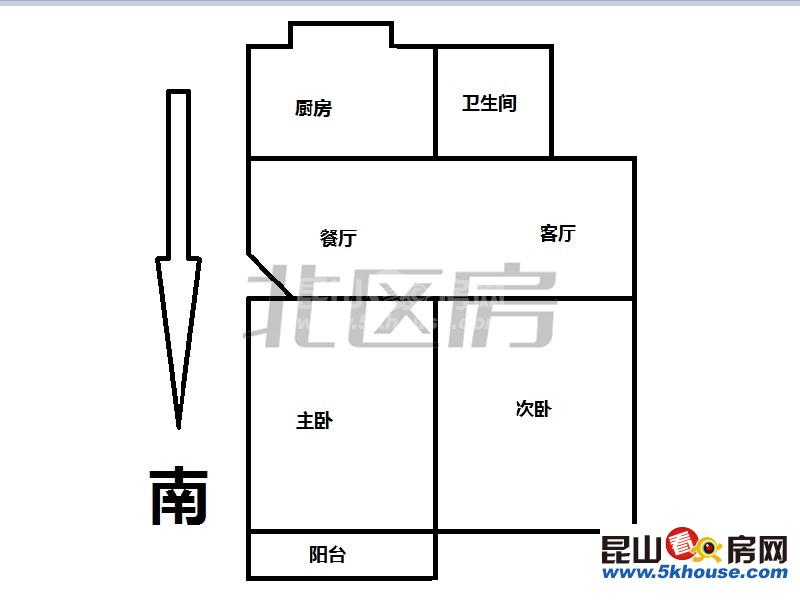江南春堤展艺苑 95万 2室2厅1卫 精装修 超好的地段,住家舒适
