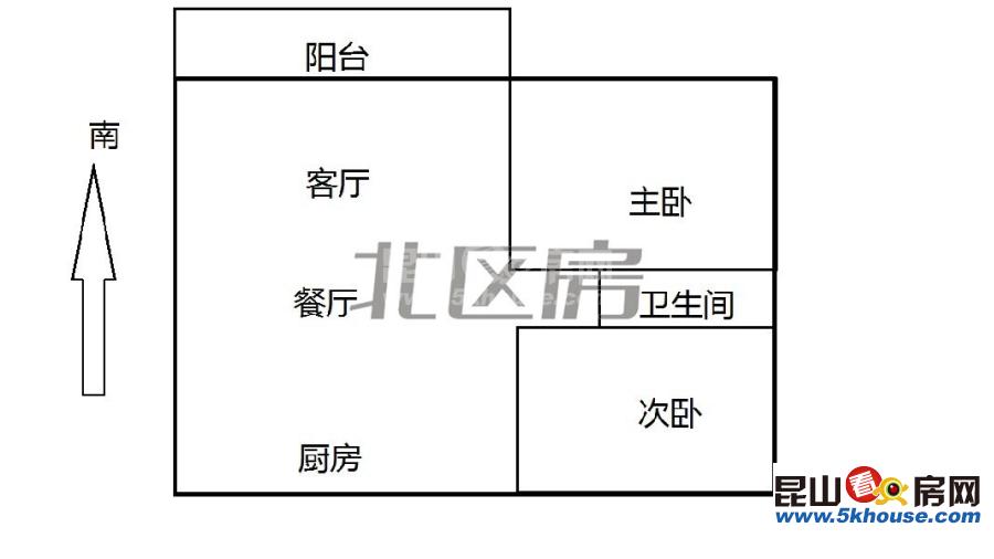 上海星城 112万 2室2厅1卫 简单装修 ,你可以拥有,理想的家