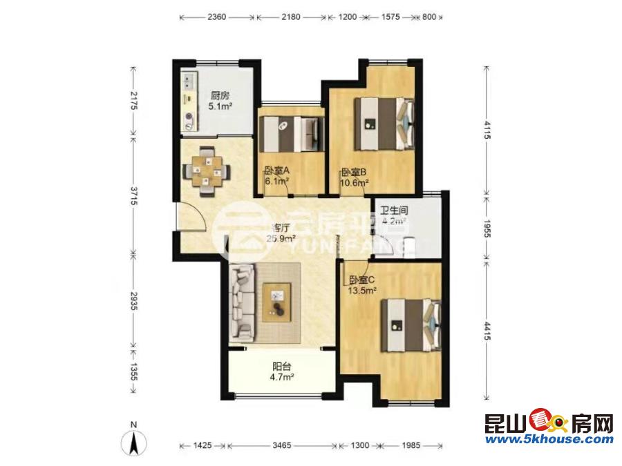 房源不多,筍盤便宜,舜江碧水豪園 98萬 2室1廳1衛(wèi) 精裝修