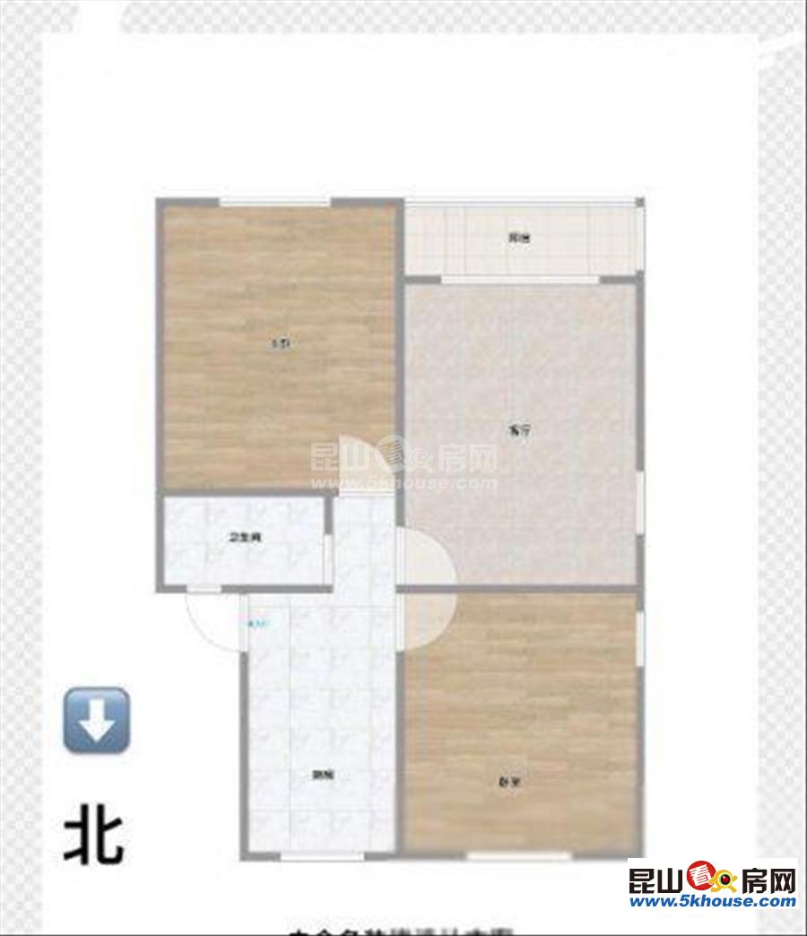 市北錦苑 75萬 2室1廳1衛(wèi) 簡單裝修 ,真誠出售,升值潛力無限