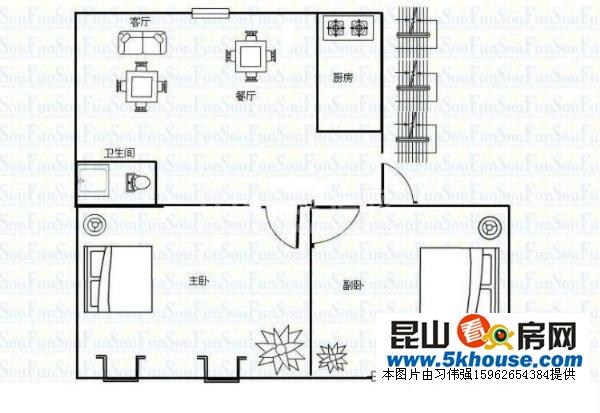 陸家青春雅居221 90平 精裝修 送20平的大露臺 1