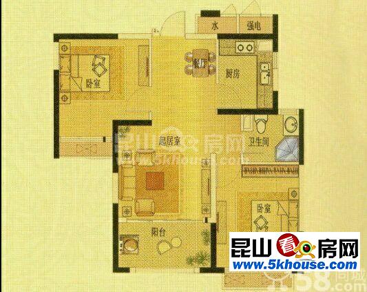 稀缺好房型,中南世紀(jì)城 900元月 2室2廳1衛(wèi) 毛坯 ,先到先得