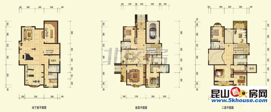 克拉水城聯(lián)排別墅788萬(wàn) 4室2廳4衛(wèi) 簡(jiǎn)單裝修 讓你驚喜不斷