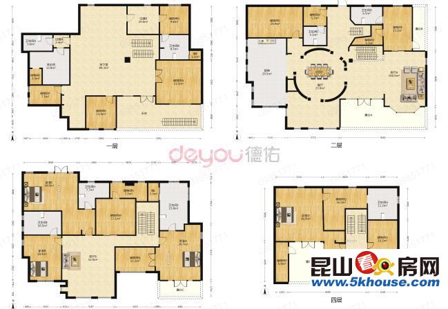 真房源云湖御墅臨湖大花園 占地1.5畝 1700萬 4室2廳4衛(wèi) 精裝修