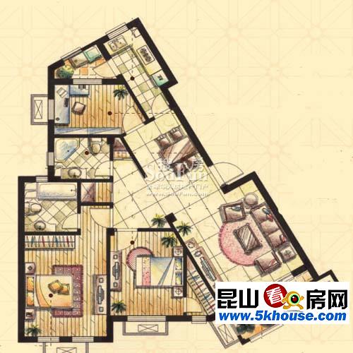 苏州昆山奥园印象高迪小区户型图,昆山奥园印象高迪图