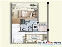宏图国际公寓二期大城小室户型图(2)