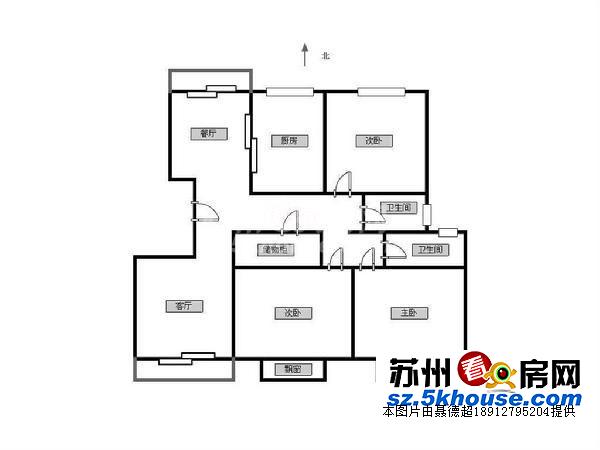 金都名苑 精装三房 家电齐全 看房有钥匙 图片实拍