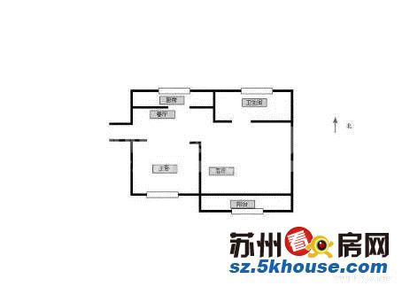 长江花园豪华装修78平可做3房 南北通透 随时看房 急卖