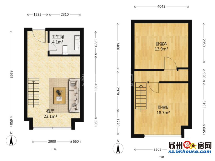 家具家电精装全配拎包入住已做保洁近菜场近地铁