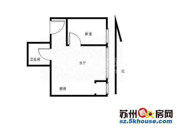 园区 地铁口旁 铂金公寓精装一房 可以办公 真实图片随时看房