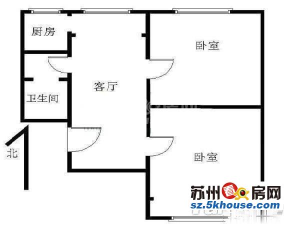 东港新村 精装两室一厅 房东自住 位于东环 徐家浜 大润发旁