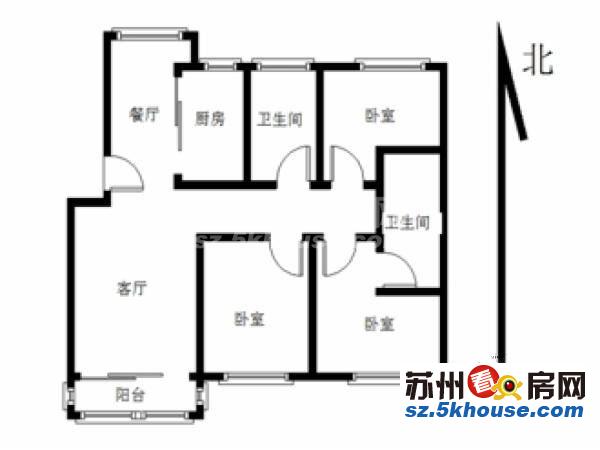 园区湖西 现代大道 东方之门 新加花园自住三房 干净整洁