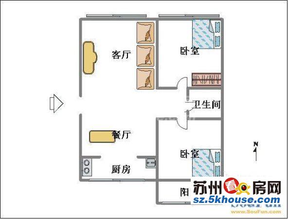 新馨花园 诚租两房 诚租会爱惜房子的租客 可拎包入住