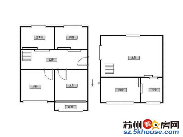 福星小区豪华装修4楼复式 品牌家电 满五唯一 9平独库 急卖