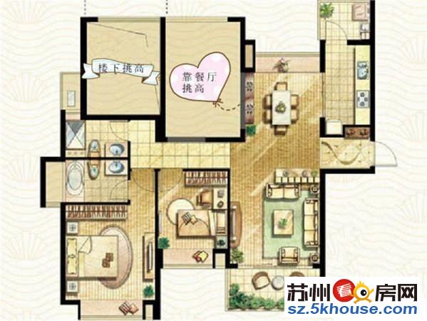 合景峰汇 通透四房 出门地铁 5份钟万达商圈 拎包入住