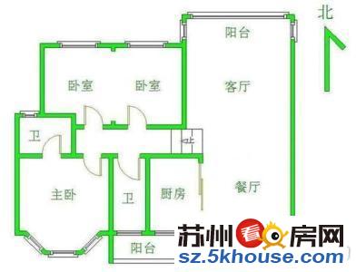 埭建邦华府3室2厅2卫120房东回老家急售