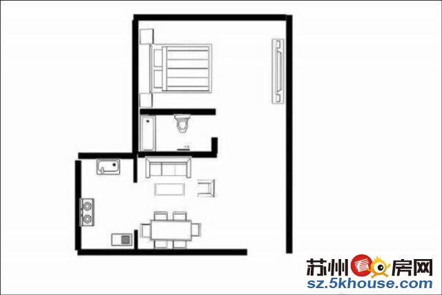 桐泾南路三香广场地铁口桐泾新村1房清爽干净