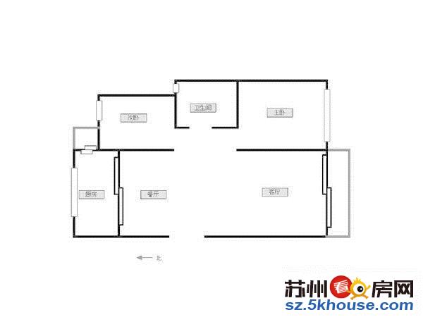 宝石御景园旁 胥江华庭 立达 正气二房 有汽车位 有独立