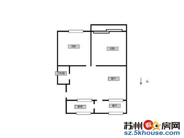 观前街凤凰街十梓街附一院沧实小平直小附近醋库巷精装2室月付