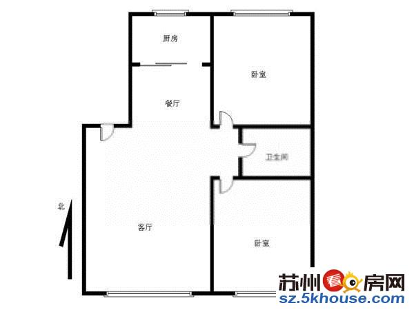 西环路劳动路口 婚装两室 胥江旁 家乐福附二院 可月付