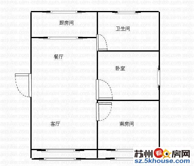 仲雅苑旁边草桥附近华恒家园全新毛坯三房户型正气南北通透