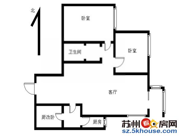 可月付 劳动路西环路交界口 中海凤凰熙岸 高档小区 两房朝南